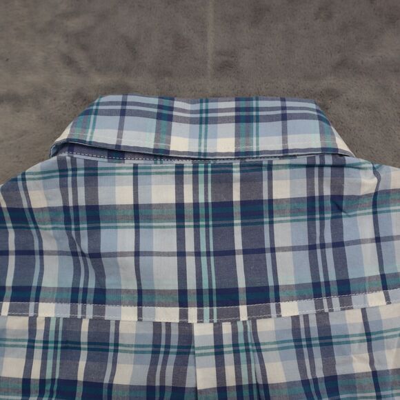 Johnnie- O Shirt Mens S Check Hangin Out Long Sleeve Button Up Surfing - Picture 13 of 16